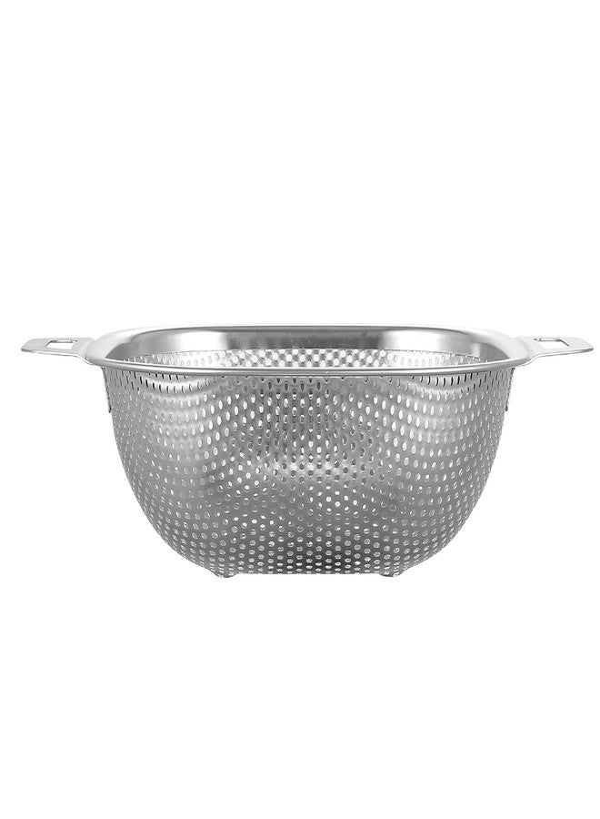 Fennec Mart 20cm Premium Stainless Steel Colander Handle Strainer for Washing Grains, Fruits, Veggies, and Pasta in The Kitchen - Image 4